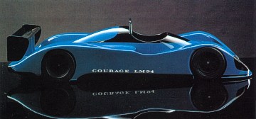 Marcel Hubert designed Courage C41 model study (Race Car Engineering V4N5)
