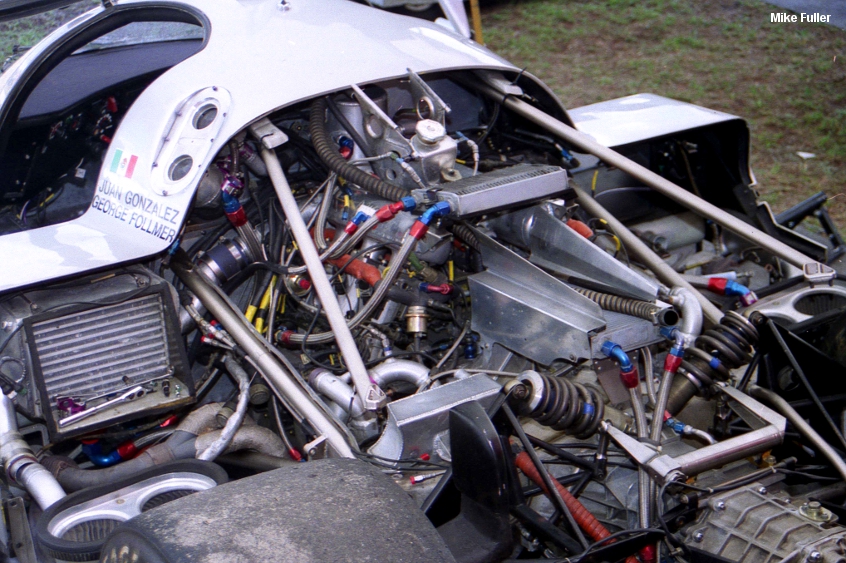 3.2 liter, twin turbo, watercooled, Porsche flat-six, Copyright Mike Fuller