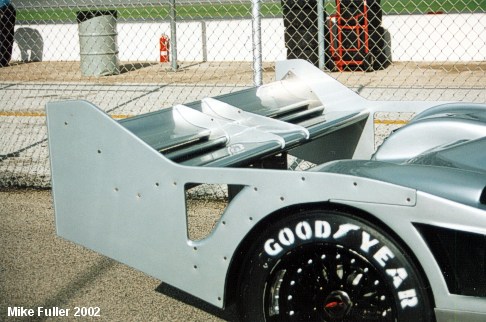 Dyson-Porsche 962DR2's rear wing, Copyright Mike Fuller 1998