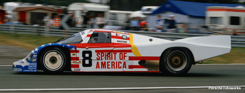 Porsche 956 Long Tail, Le Mans 1986