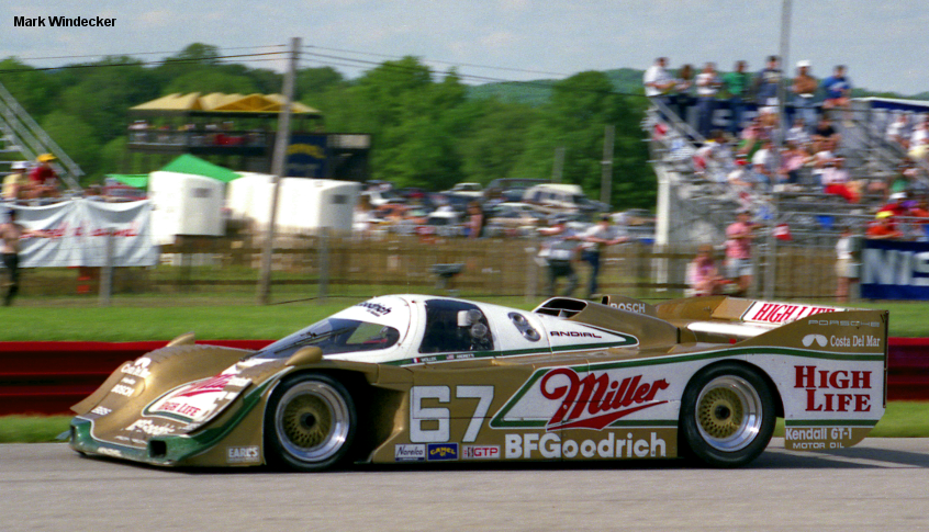 Busby Porsche 962, Mid Ohio, 1989