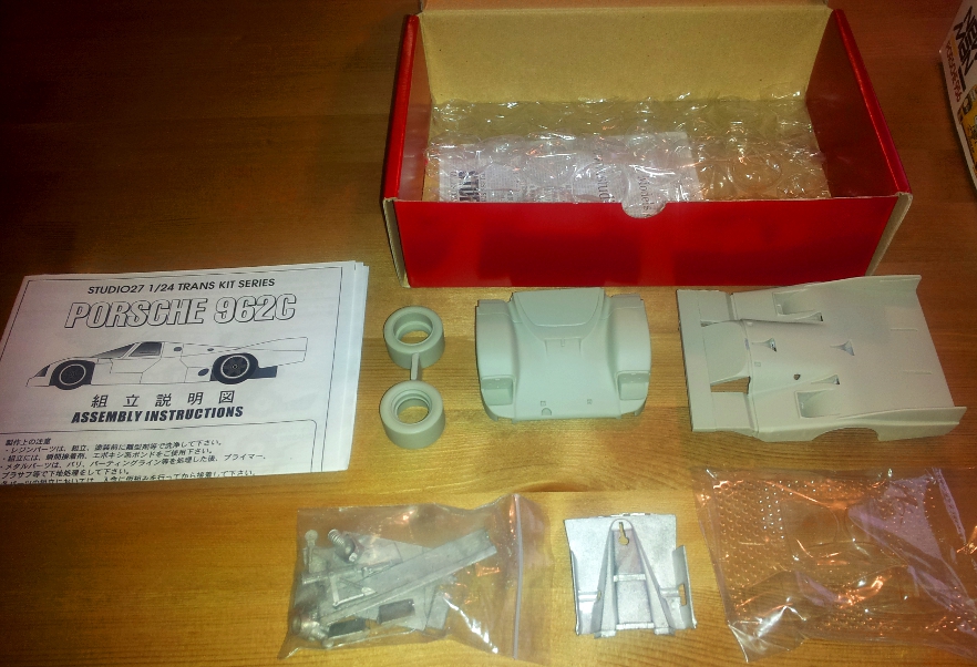 1/24 scale Studio 27 Porsche 962C LH transkit