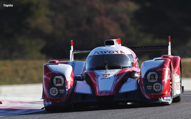 Toyota TS030, testing at Paul Ricard, April 2012