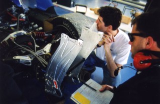 Damaged wing mounting plate, note the wing mounts still attached